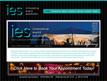Tablet Screenshot of ies-events.com